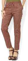 Thumbnail for your product : Lauren Ralph Lauren Petite Striped Straight Pants