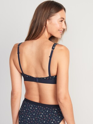 Old Navy Supima® Cotton-Blend Plunge Bralette Top for Women