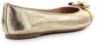 Michael Kors Alice Gold Ballet Flat Shoe