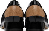 Thumbnail for your product : Maison Margiela Black Leather Ballerina Flats