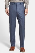 Thumbnail for your product : Zanella 'Todd' Flat Front Wool Trousers