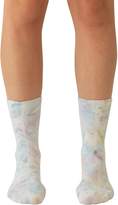 Thumbnail for your product : Kkco Marbled Dye Cotton Crew Socks
