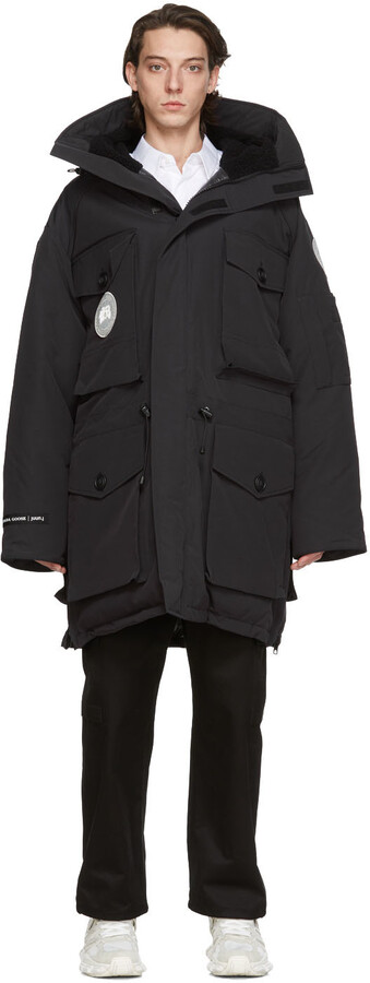 Juun.J Navy Canada Goose Edition Down Expedition Parka - ShopStyle Outerwear