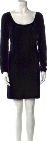 Prada Scoop Neck Mini Dress