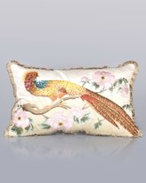 Thumbnail for your product : Jay Strongwater Golden Pheasant Pillow