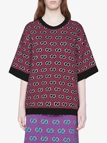 Thumbnail for your product : Gucci GG stripe wool jacquard top