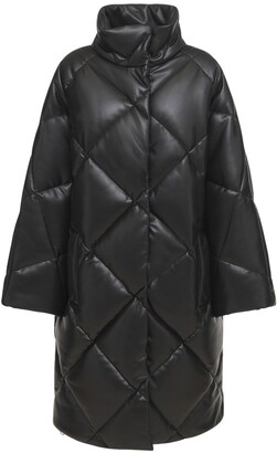 Stand Studio Anissa Faux Leather Puffer Coat