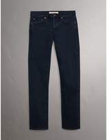 Thumbnail for your product : Burberry Straight Fit Indigo Stretch Jeans