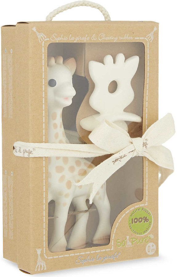 Sophie The Giraffe Rubber chew and giraffe set ShopStyle Kids Rattles