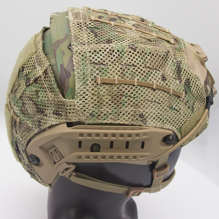 NONE AirFrame Helmet Cover - AF Camouflage CP 2-in-1 Mesh Helmet Wrap Tactical Helmet Accessory (Civilian Use)