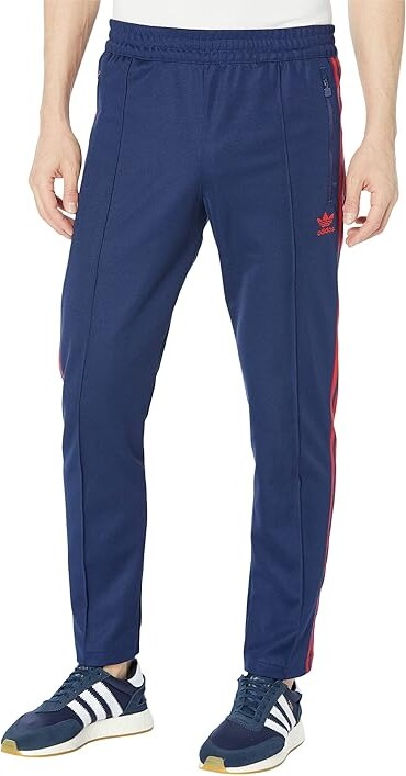 adidas Beckenbauer Track Pants (Team Navy Blue/Scarlet/White) Men's  Clothing - ShopStyle
