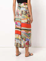 Thumbnail for your product : Etro flared cropped trousers