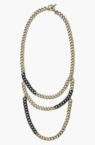 Thumbnail for your product : MICHAEL Michael Kors Michael Kors Two-Tone Curb Link Necklace