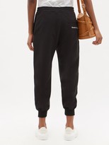 Thumbnail for your product : Alexander McQueen Logo-embroidered Cotton-jersey Track Pants - Black