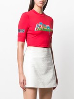 Thumbnail for your product : Opening Ceremony Contrast Logo Crop Top