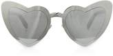 Thumbnail for your product : Saint Laurent SL 196 Loulou Heart Metal Frame Sunglasses