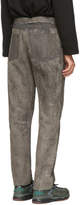 Thumbnail for your product : St Henri St-Henri SSENSE Exclusive Grey and Black Garage Jeans