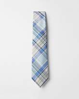 Thumbnail for your product : Express Narrow Silk Plaid Tie
