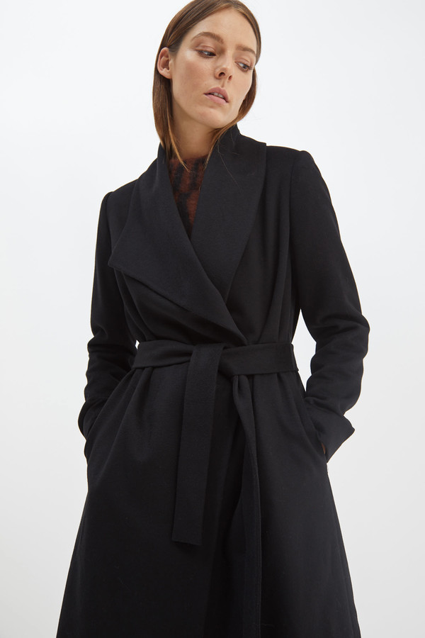 saba kayla wrap coat