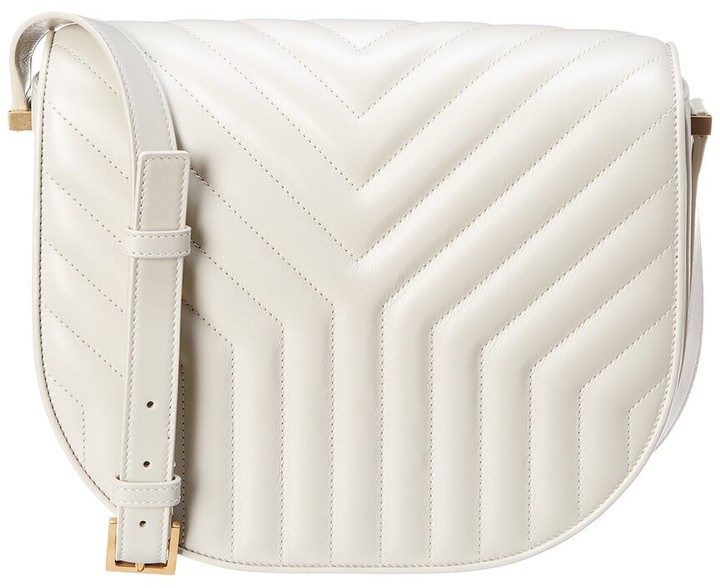 Saint Laurent Joan Y Quilted Leather Shoulder Bag ShopStyle Hobos
