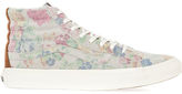Thumbnail for your product : Vans The Sk8-Hi Slim Sneaker in Suede Floral Marshmallow