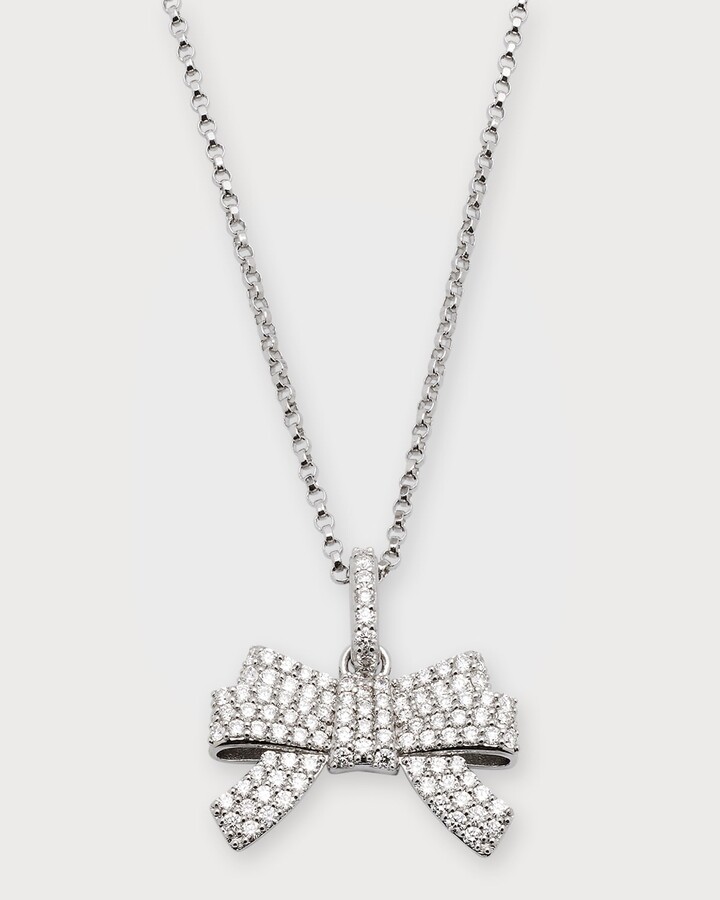 Diamond Bow Necklace | Shop the world's largest collection of 