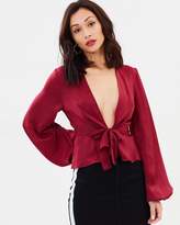 Thumbnail for your product : Missguided Balloon Sleeve Blouse
