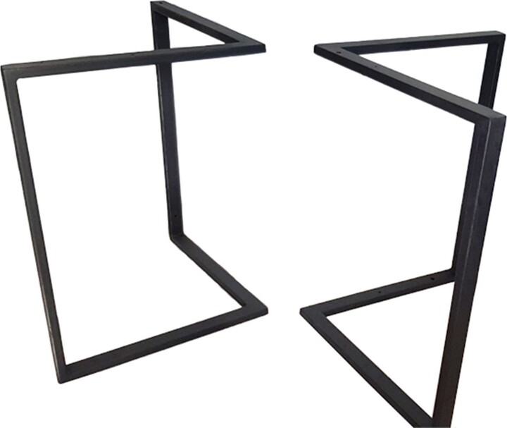 Etsy Set Of 2 LShape Bench/ Coffee Table Legs, Industrial Style Legs