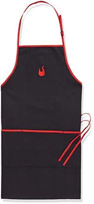 Char-Broil 140 517 - Grilling Apron with Pockets, Black and Red.