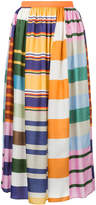 Thumbnail for your product : Kolor striped full skirt