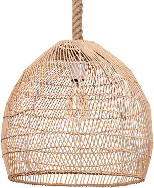 Bayou Breeze Disalvo 1 - Light Single Geometric Pendant with Rope Accents