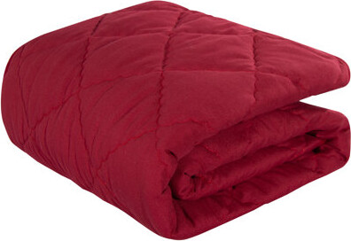 NTBAY 1 PC Toddler Comforter, Down Alternative Solid Color Quilted Blanket, 39x47 inches