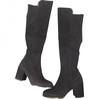 stuart weitzman navy boots