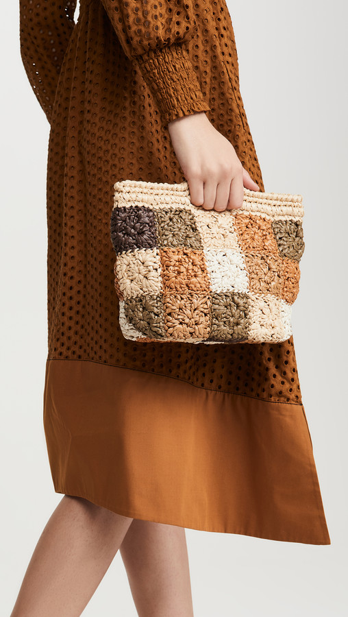 caterina bertini straw tote