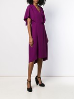 Thumbnail for your product : Chalayan Cape Detail Midi Dress