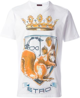 Etro crown print T-shirt