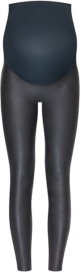 NEW Spanx Mama Maternity Faux Leather High Waisted Leggings