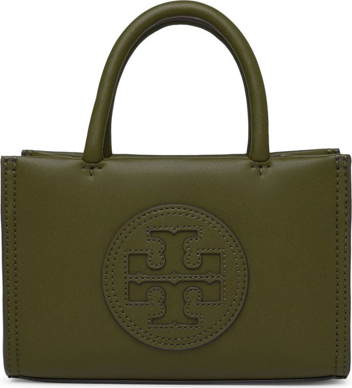 TORY BURCH Kira Small Chevron-Quilted Flap Shoulder Bag MSRP $498 Olive  Green