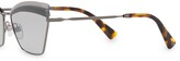 Thumbnail for your product : Valentino Eyewear Tinted Cat-Eye Sunglasses
