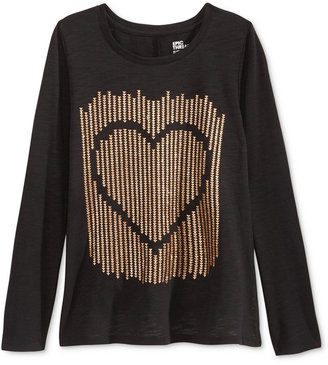 Epic Threads Heart Graphic-Print Long-Sleeve T-Shirt, Girls (7-16), Only at Macy's