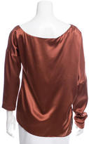 Thumbnail for your product : Tibi Silk Long Sleeve Blouse w/ Tags