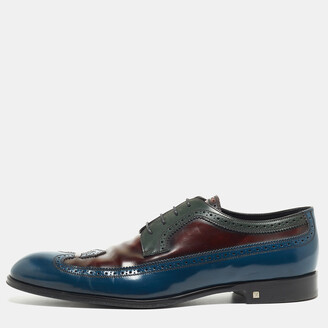 Louis Vuitton Blue Leather Dress Shoes – richbratt10