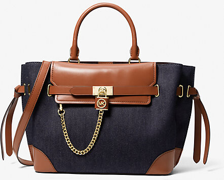 leather belted satchel