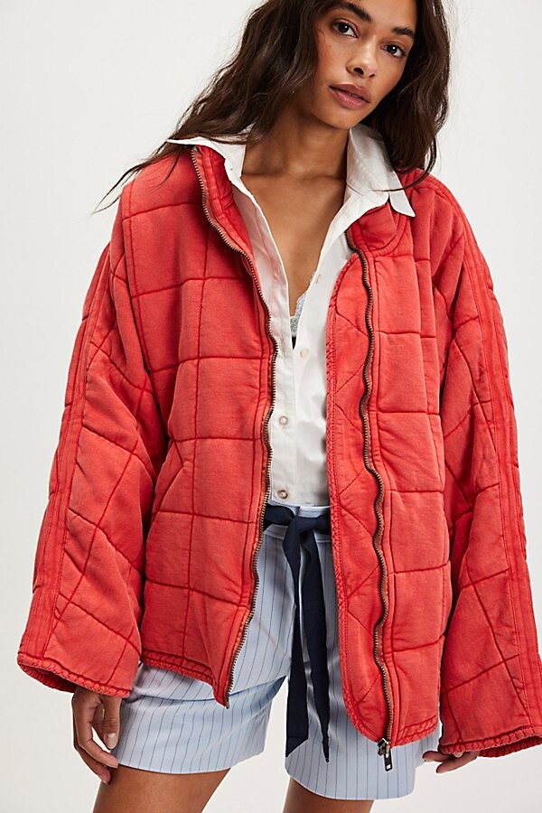Free People Quilted Jacket ShopStyle