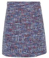 Etro Mini-jupe en tweed de coton mélangé
