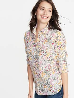 Old Navy Relaxed Printed Classic Shirt for Women