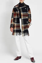 Thumbnail for your product : Calvin Klein Wool Coat with Fringe