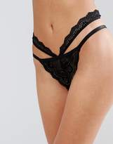 Thumbnail for your product : ASOS Malin Lace Strappy Hipster Bikini Bottom