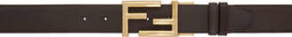 Fendi Reversible Brown 'Forever Fendi' Belt