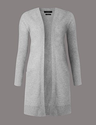 Marks and Spencer Pure Cashmere Longline Twin Pocket Cardigan